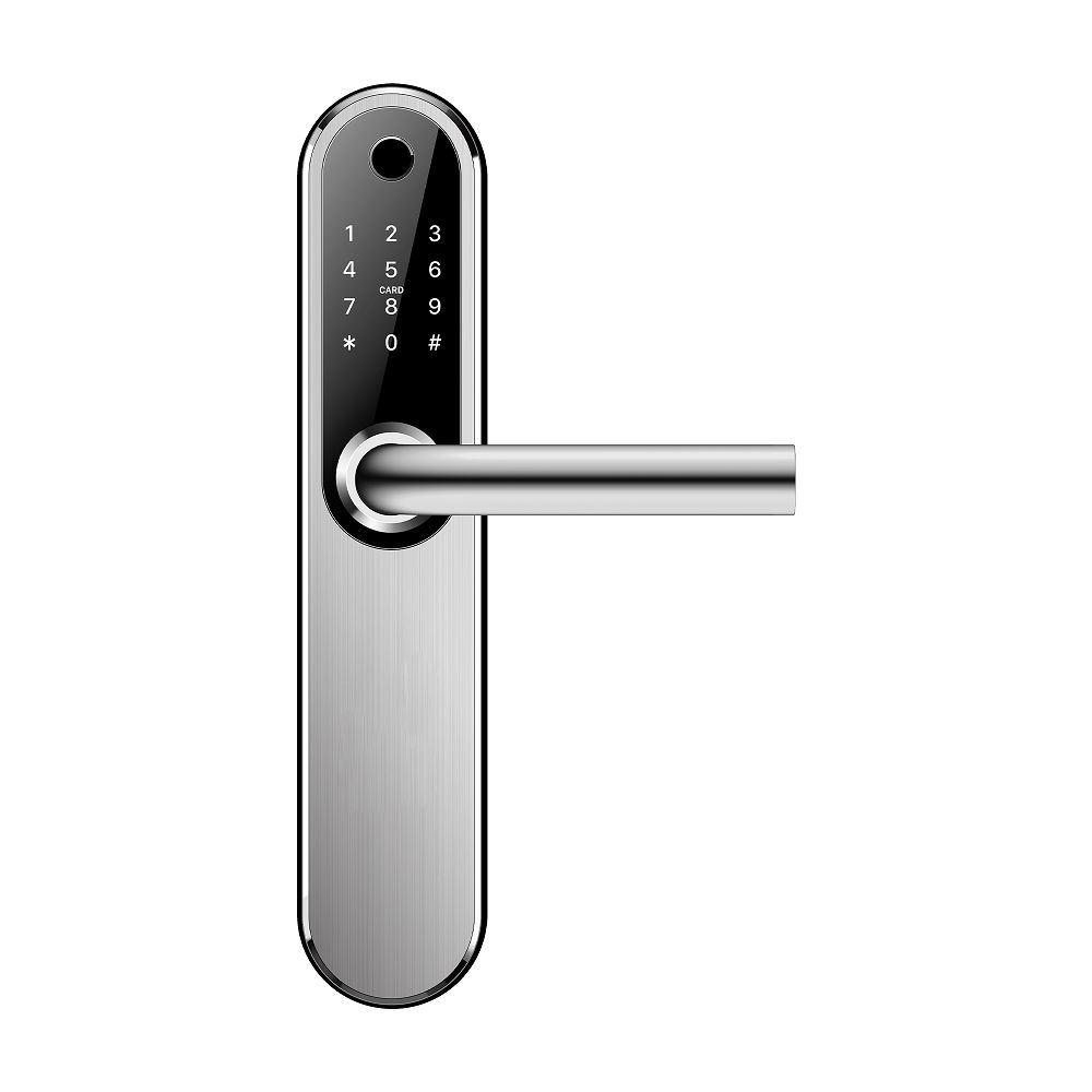 Накладки электронного замка Smart Plus Silver 4208 (врезной механизм отдельно)