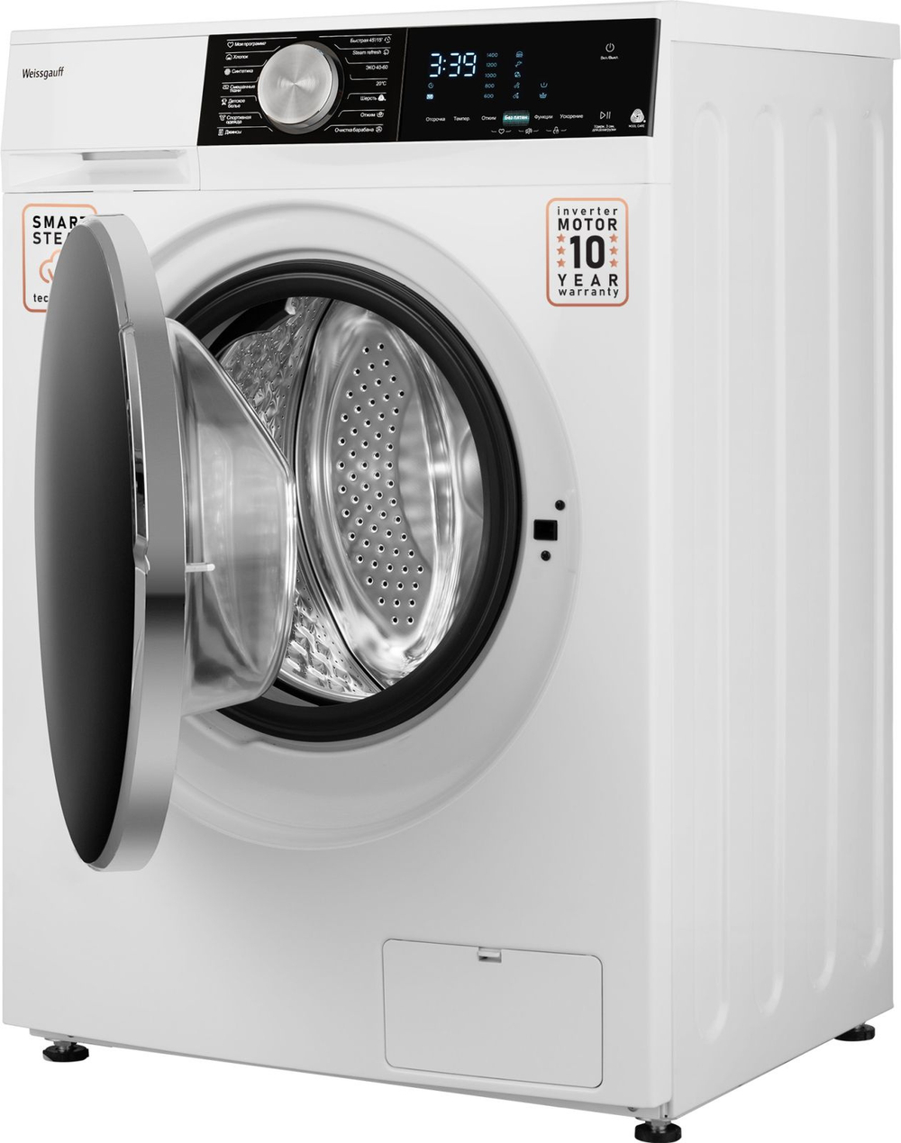Стиральная машина Weissgauff WM 47147 DC Inverter Steam (430972)