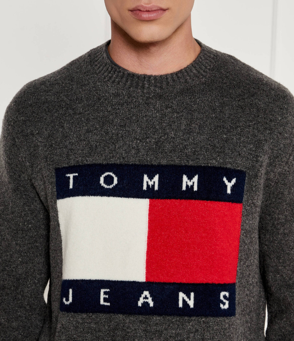 Свитер Tommy Jeans - серый(DM0DM19442)