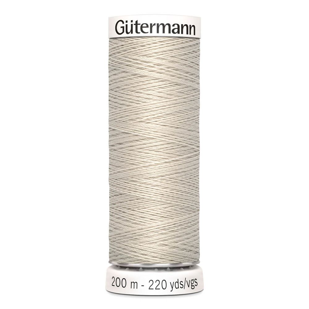 Нитки универсальные Gutermann Sew-all 100 (200 метров), 5 кат. | 299 св.серо-бежевый