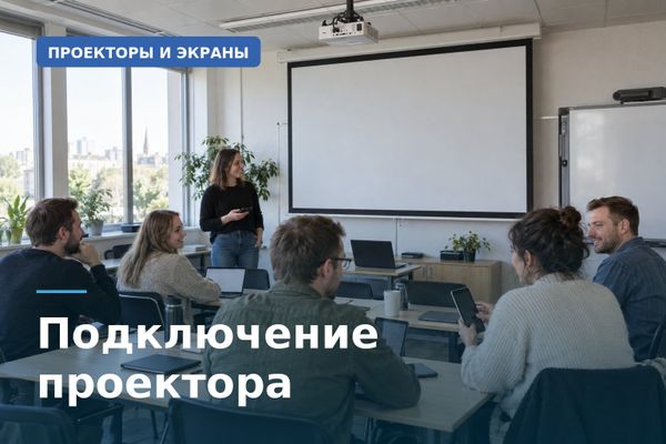 Как подключить проектор к телефону, ноутбуку, компьютеру и интерактивной доске Как подключить проектор к телефону, ноутбуку, компьютеру и интерактивной доске
