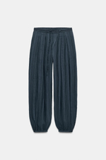 БРЮКИ-БАЛЛОНЫ В ПОЛОСКУ — ZW COLLECTION — ZARA