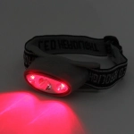 Фонарь налобный 5 режимов, 3LED, аккумуляторная батарея 400mAh USB HL-001