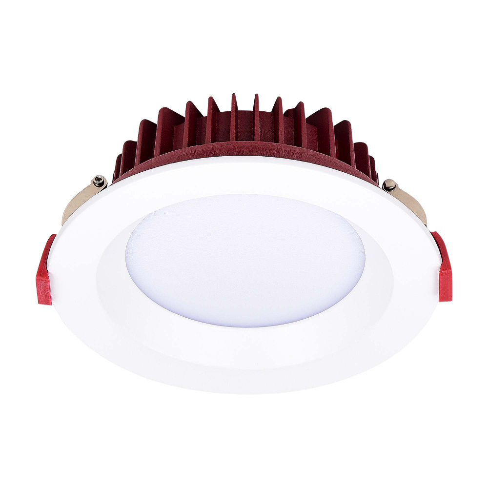Светильник встраиваемый LED 24W 4000K 1 920Lm Ra80 100° IP44 D165xH54 100-240V