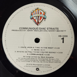 Винтажная виниловая пластинка LP Dire Straits Communique (USA 1979) (Shrink)