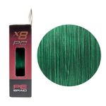 RUZZA Шнур X8 PC 150м Moss Green 0,128мм 4,5кг/10lb