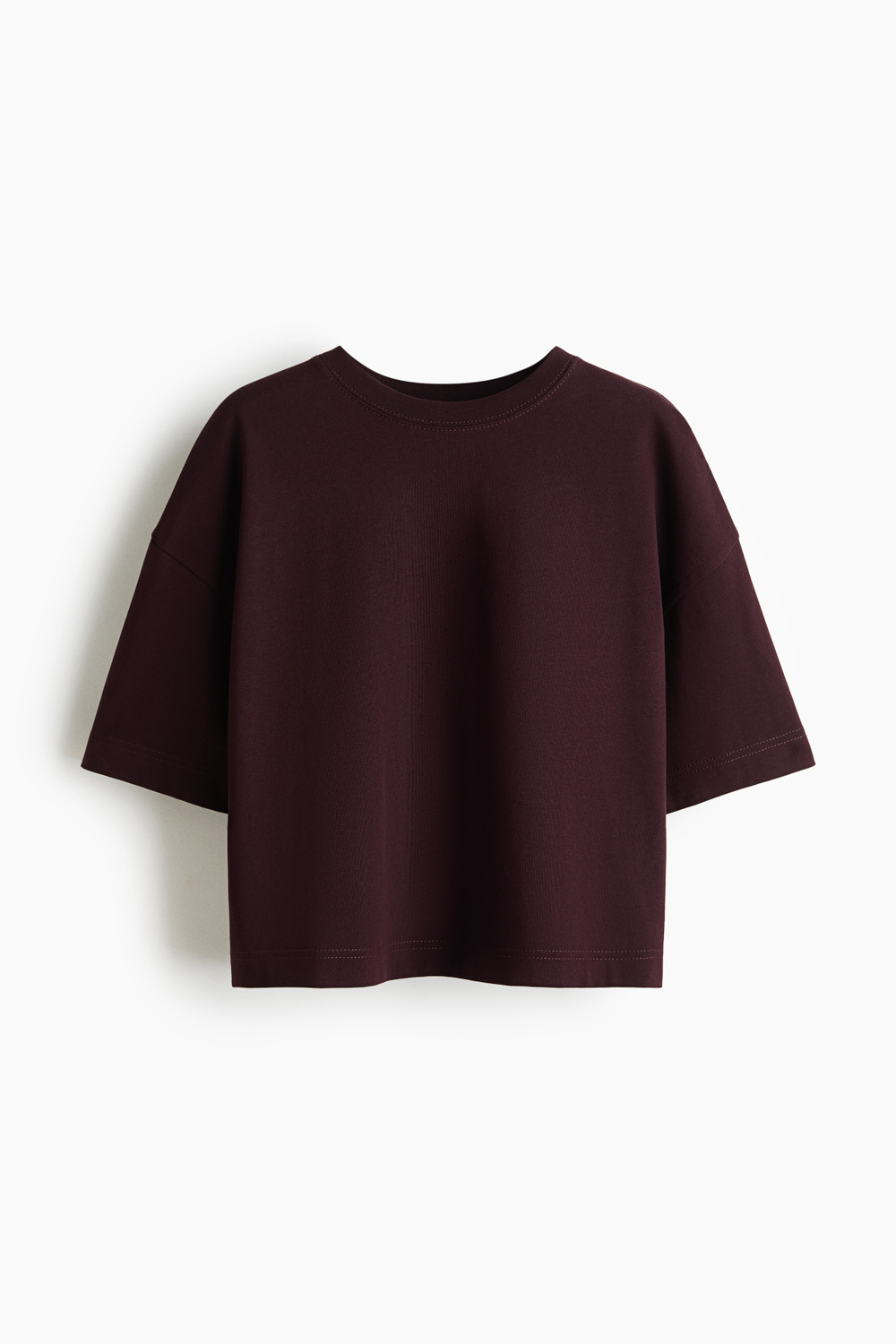 Короткая широкая футболка - H&M