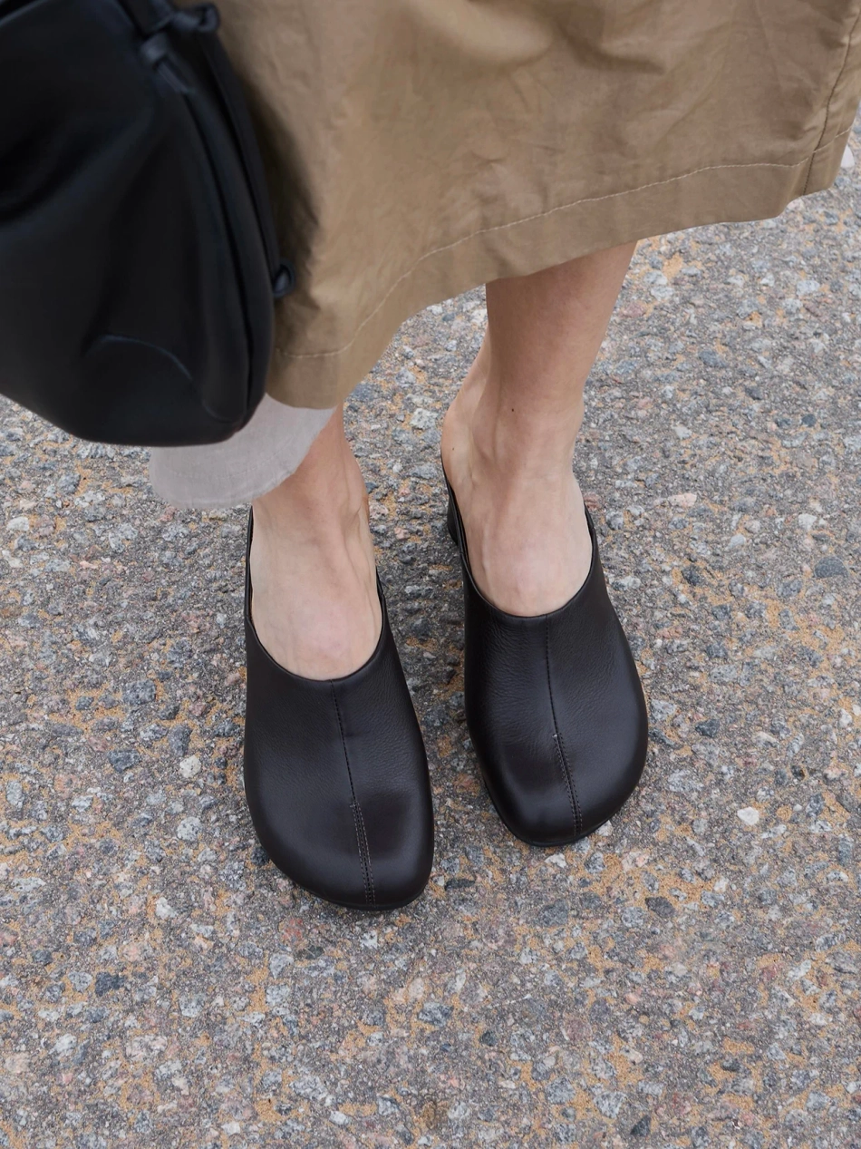 Мюли женские FLIP HEEL DARK