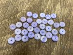 Рондель разделитель из голубого агата 6,5 х 2 мм, 1 шт.
