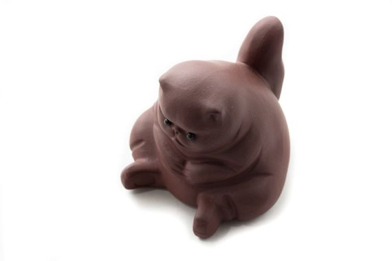 Чайная фигурка «Кот», глина