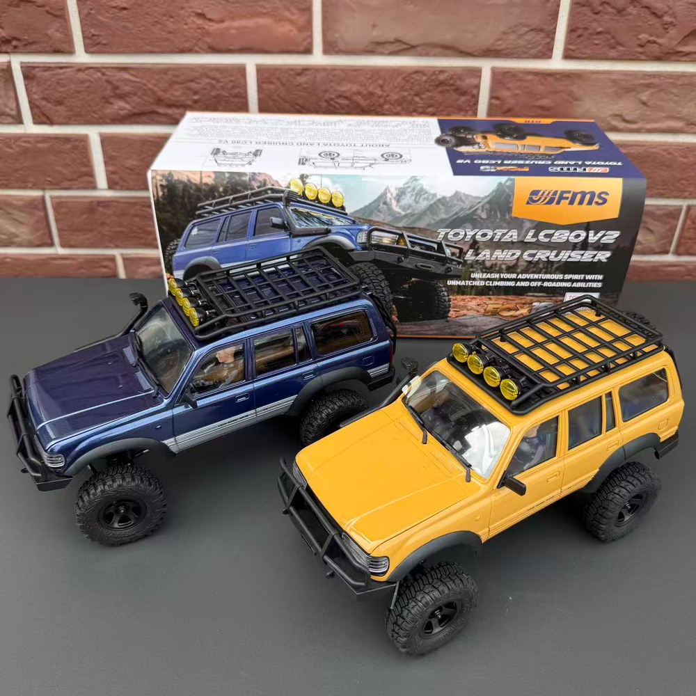 Трофи FMS 1:18 FCX18 Land Cruiser LC80 RTR (Синий)