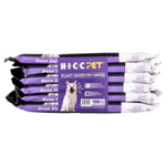 HICC Pet, салфетки для животных на растительной основе, для собак и кошек, с дамасской розой, 6 упаковок по 20 салфеток
