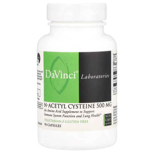DaVinci Laboratories, N-ацетилцистеин, 500 мг, 90 капсул