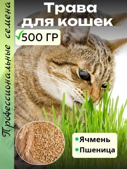 Трава для кошек проращивания 500гр