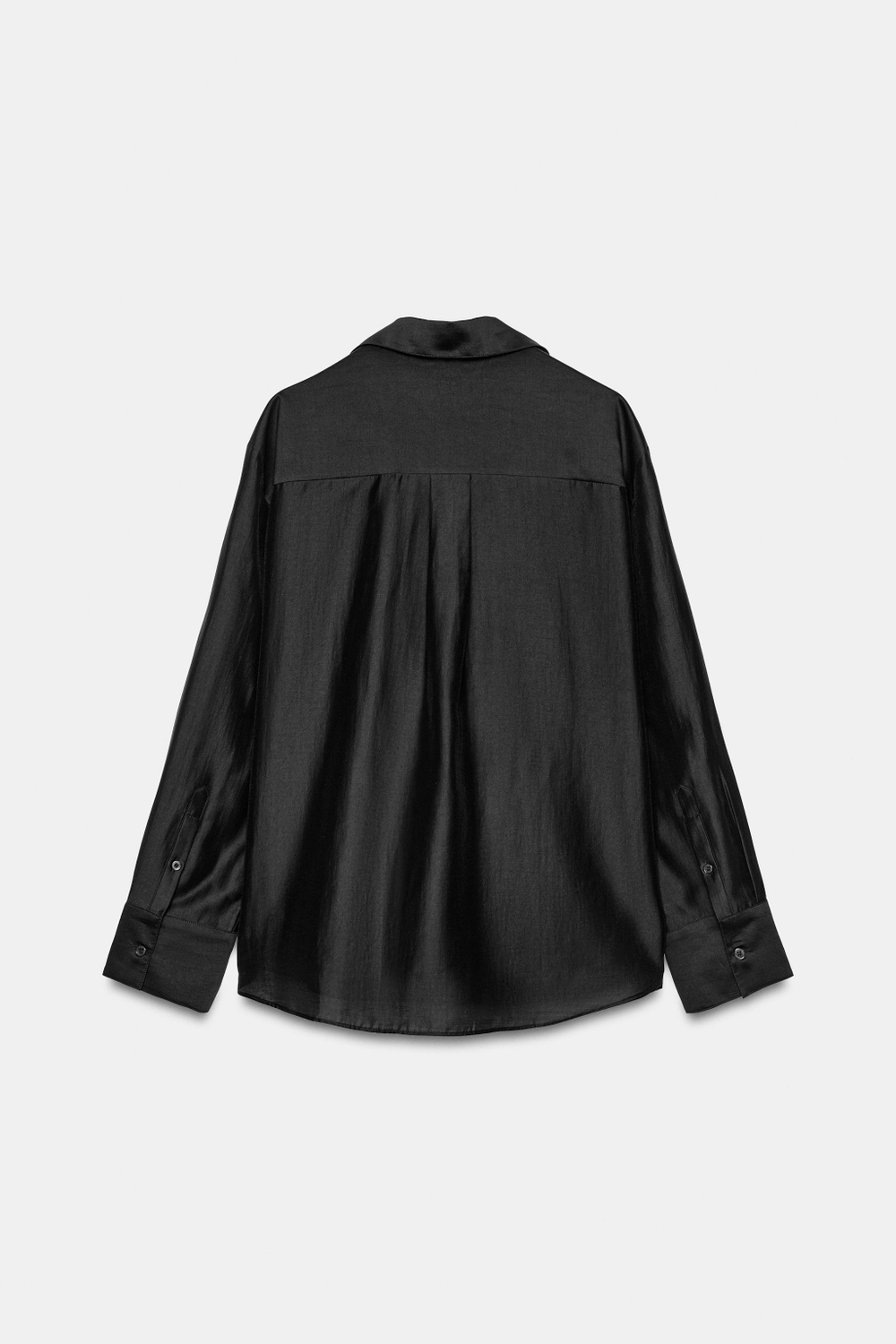 ZARA РУБАШКА В ПОЛОСКУ — ZW COLLECTION, ЧЕРНЫЙ