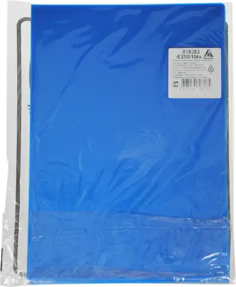 Папка-уголок Бюрократ -E310/1BLU A4 пластик 0.18мм синий