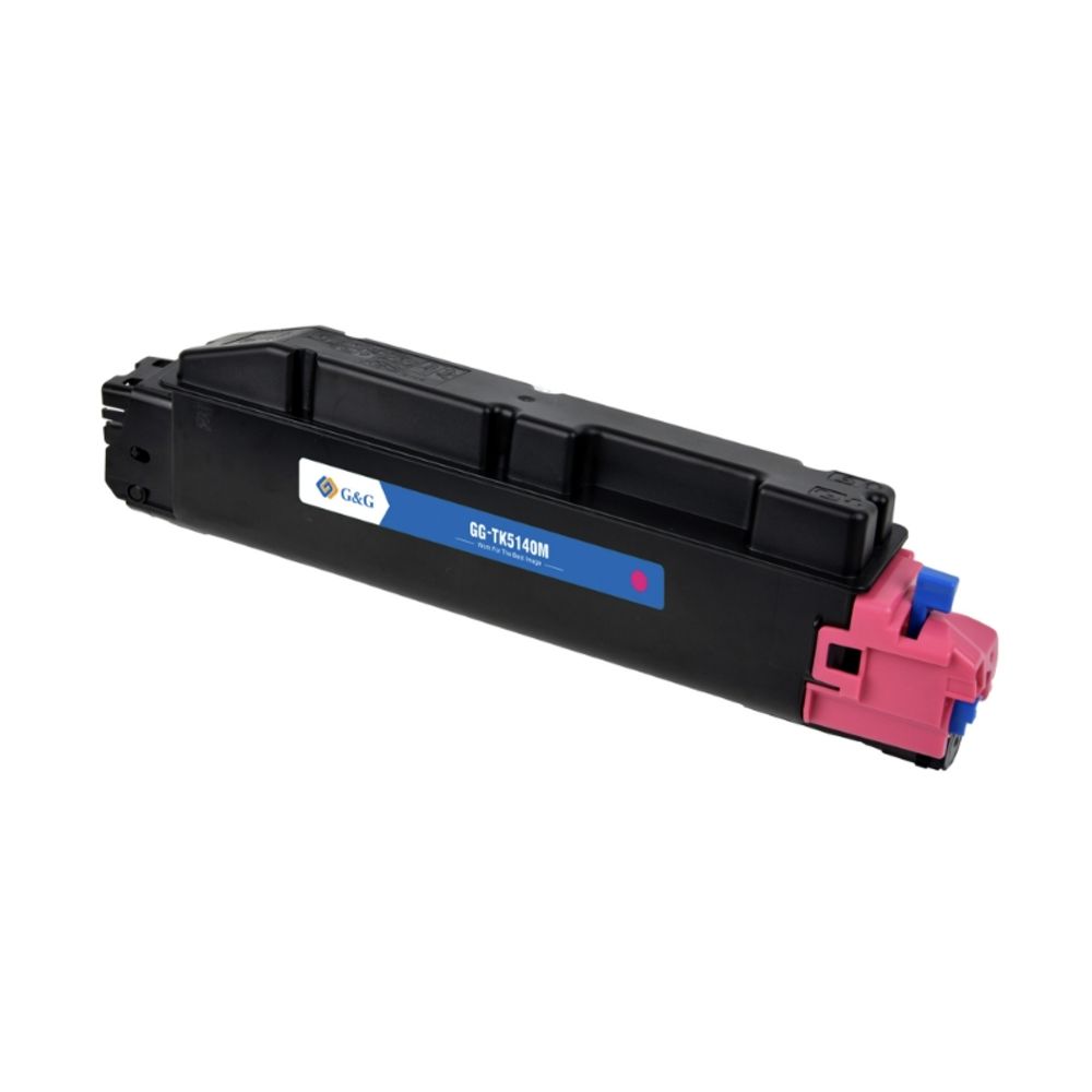 Тонер-картридж G&amp;G, аналог Kyocera TK-5140M для ECOSYS M6030cdn/M6530cdn/P6130cdn, пурпурный (5K)