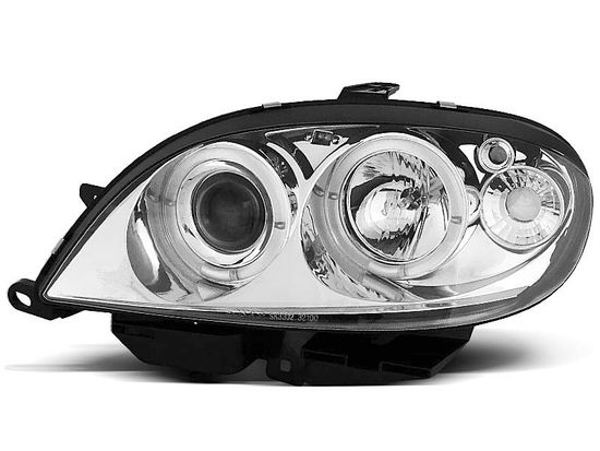 Передние фары ANGEL EYES CHROME для Citroen Saxo