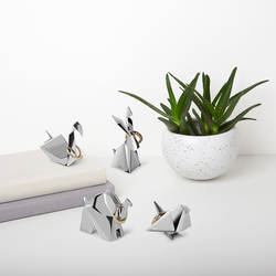Подставки для колец Origami 3 штуки хром