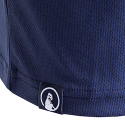 Мужское теннисное поло Quiet Please Ocean Block Stripe Tournament Polo Men - Blue