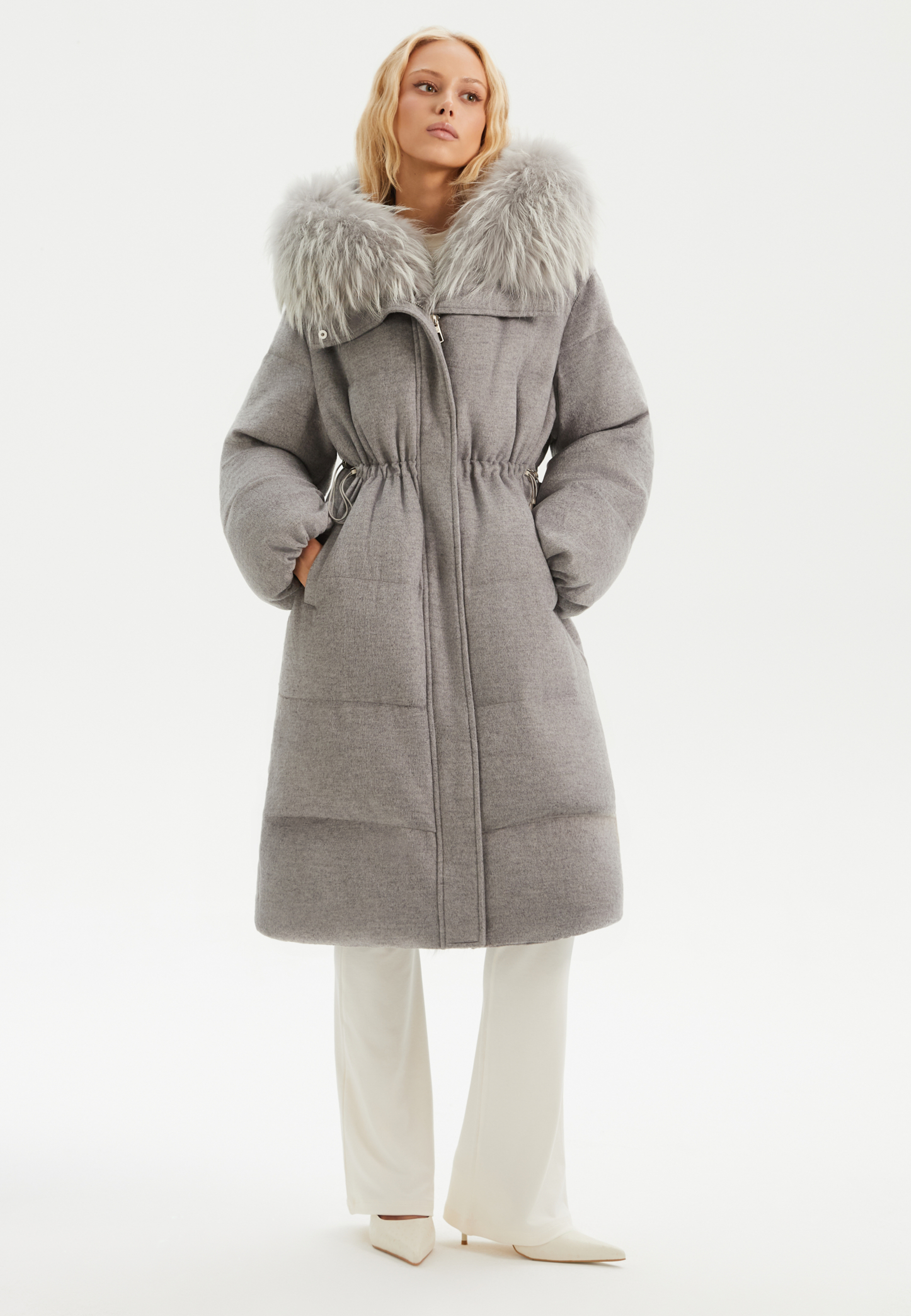 Удлиненный пуховик Cozy