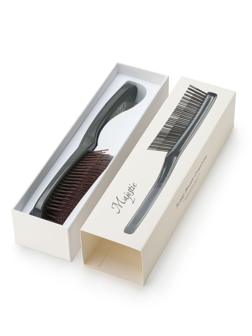 Расческа Majestic Scalp Brush графит