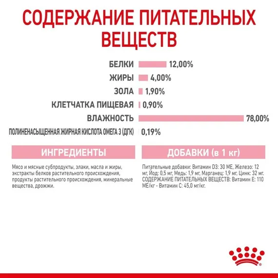 Влажный корм RC Kitten Instinctive для котят, в соусе, пауч, 85 г