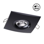 370796 SPOT NT21 248 черный Светильник встраиваемый влагозащищенный IP44 GU10 50W 220V WATER