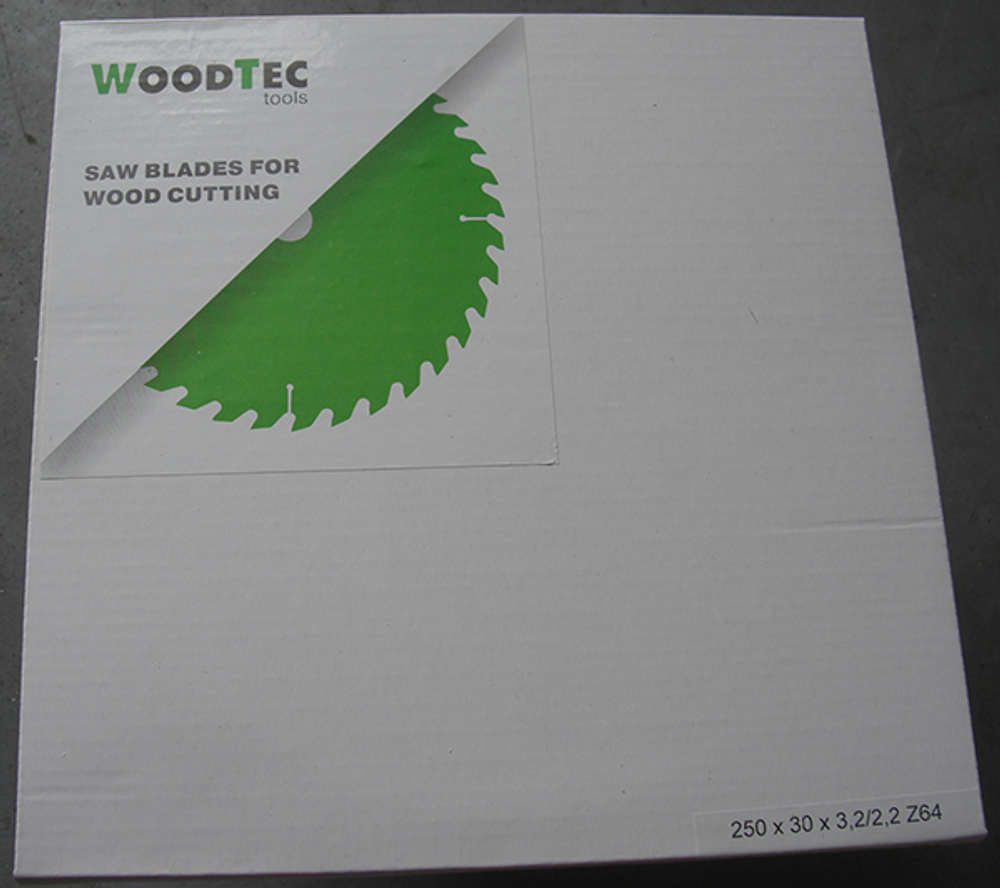 Пила дисковая Ø250 х 30 х 3,2/2,2 Z64 WZ WoodTec