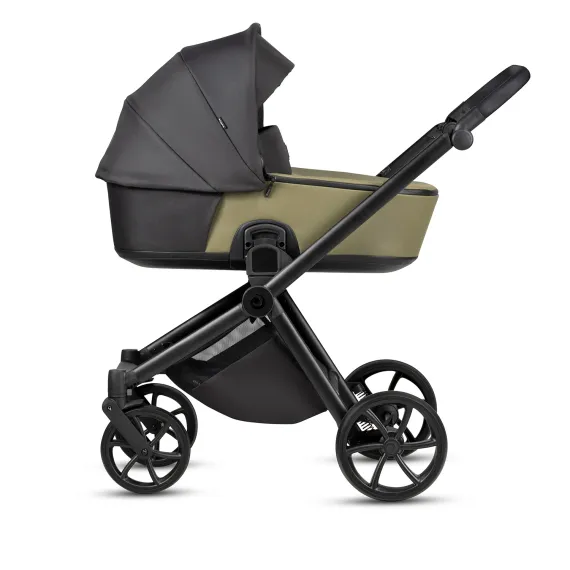 Коляска 2 в 1 Tutis Mio 3+ Leather Olive