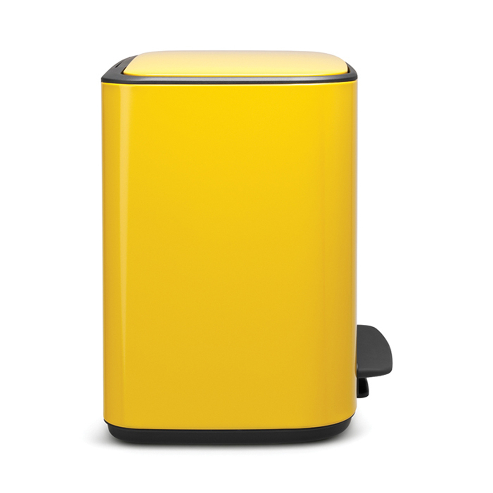 Мусорный бак Bo Pedal Bin 36л Brabantia Желтая маргаритка