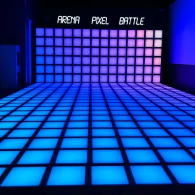 Интерактивный светодиодный пол «Арена Pixel battle»
