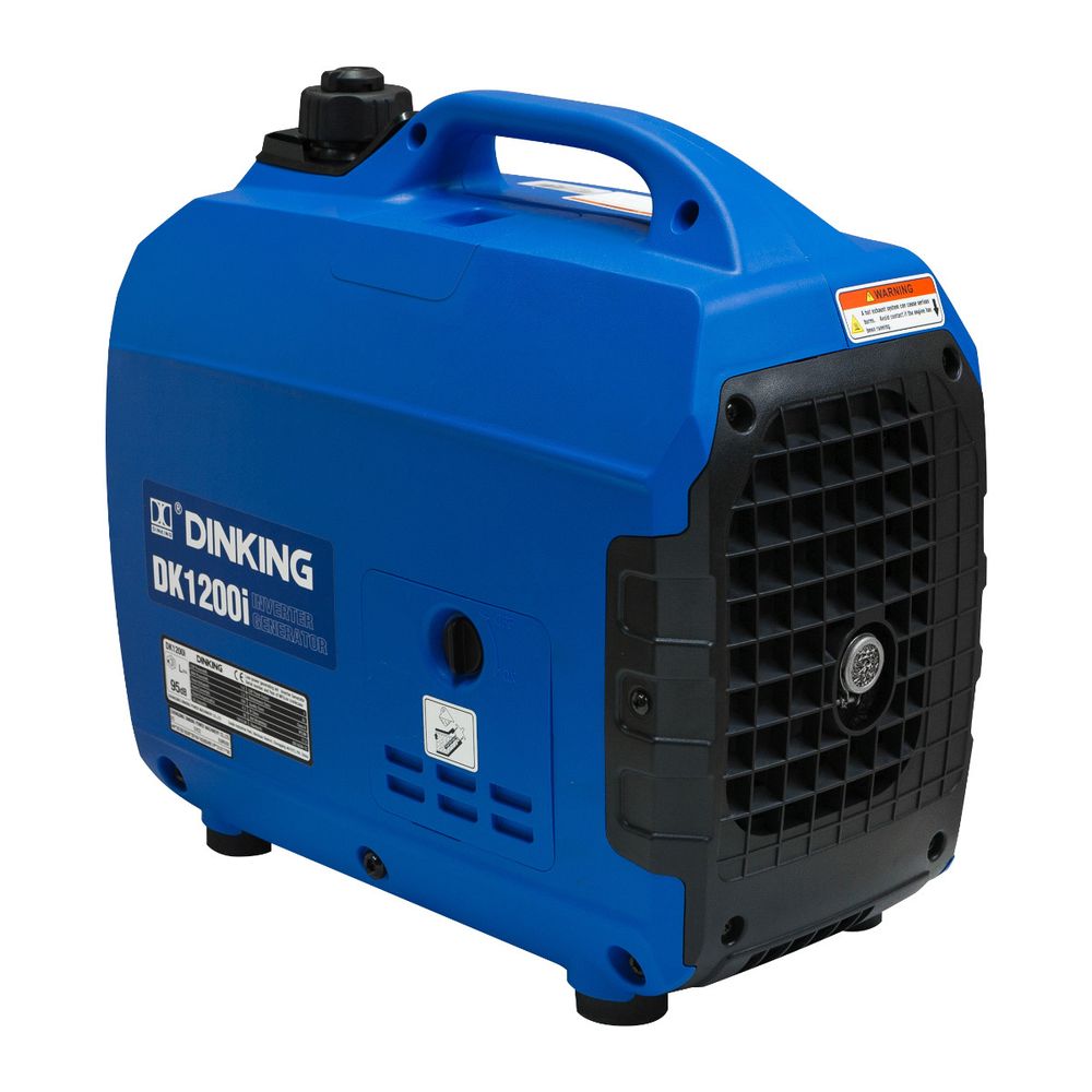 Генератор бензиновый инверторный Dinking DK1200i - [1 кВт / 220V] руч. старт