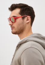 Спортивные очки HILX Syndicate / Matt Solid Ferrari Red / Gold Lens