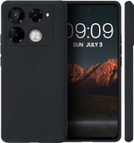 Мягкий Soft Touch чехол из силикона для INFINIX NOTE 40 PRO / 40 PRO PLUS с бархатной подкладкой