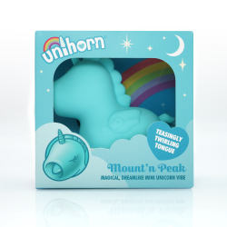 Unihorn - Mount'n Peak - Вибромассажер со стимуляцией язычком
