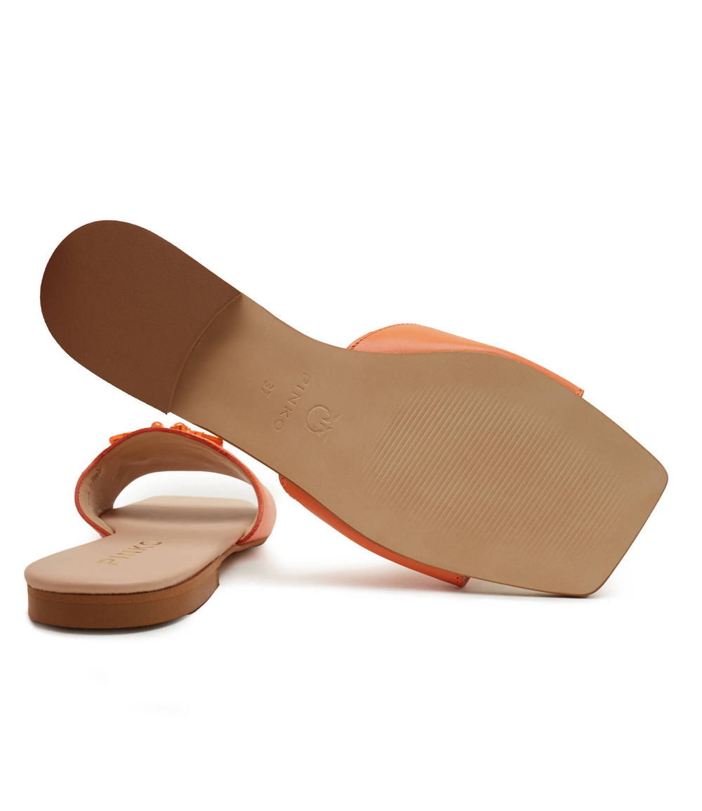 Шлепанцы кожаные marli 01 calf Pinko - оранжевый(SD0063 P001)