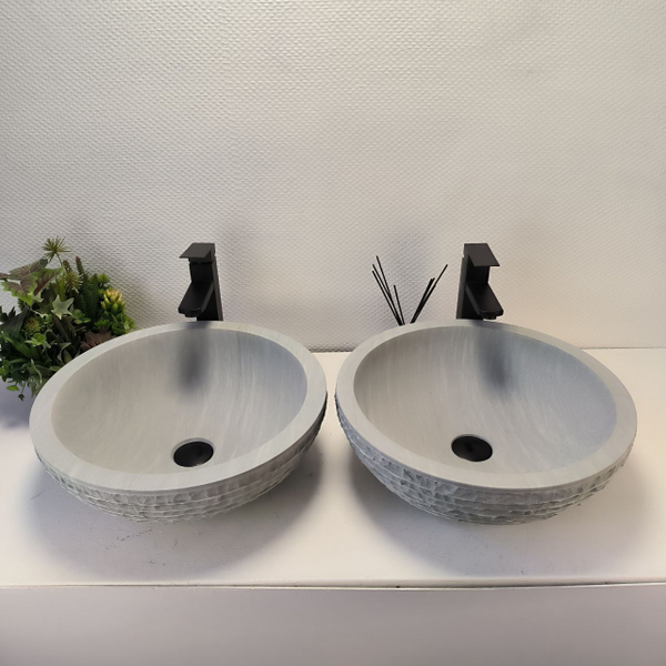 Раковина из андезита ПАРА! Bowl Blue BA-62986 45x45x15 из натурального камня