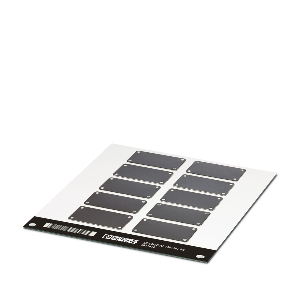 0831914 - LS-EMSP-AL (50X30) BK CUS - Маркеры для устройств