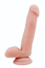 Телесный фаллоимитатор-реалистик Dual Density Dildo - 18 см. (Цвет: телесный)