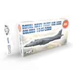 Набор красок AK interactive RN Fleet Air Arm Aircraft Colors 1945-2006 Set 3G, 6 красок