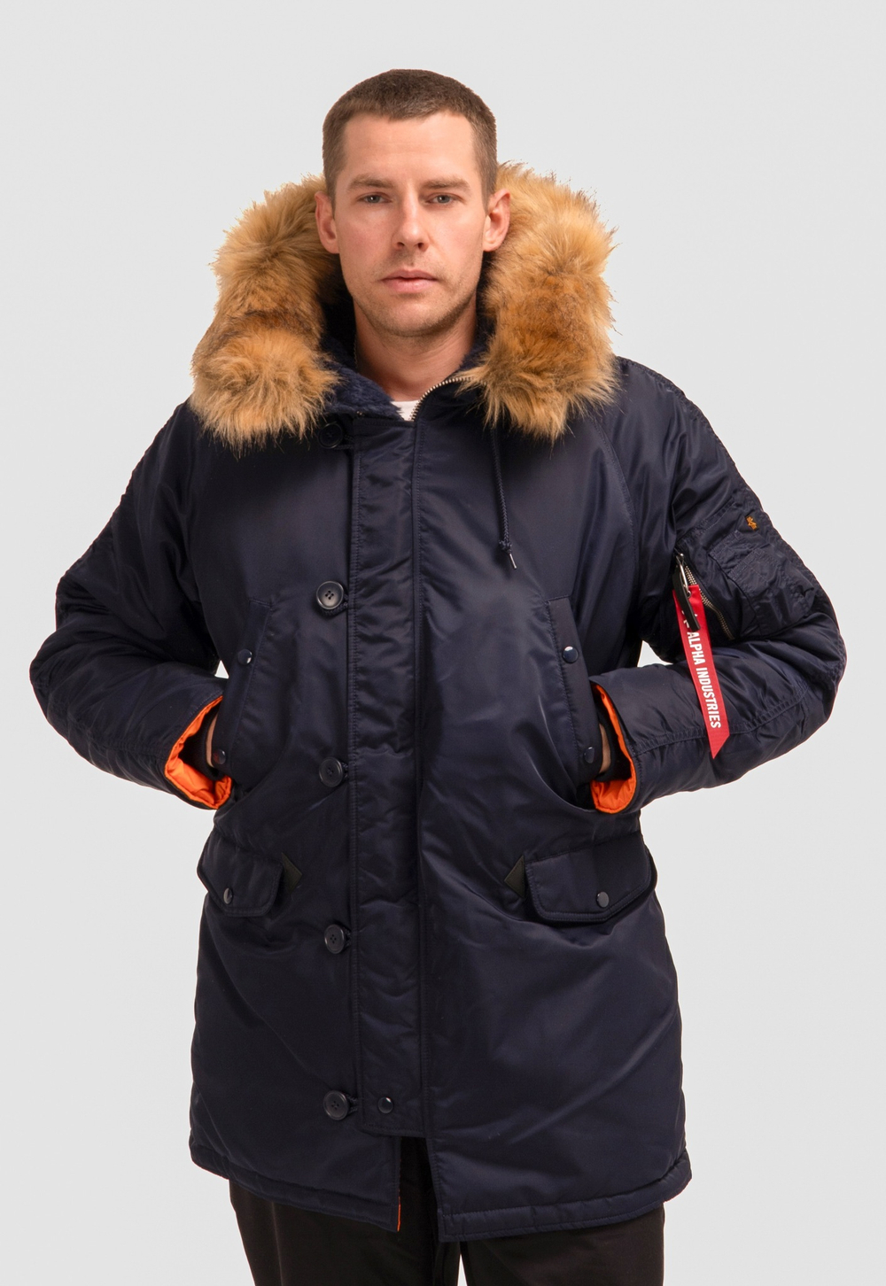 Парка N-3B Slim Fit (Replica Blue) Alpha Ind.