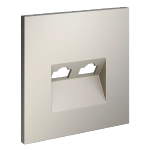 Накладка для розетки компьютерной двойной RJ45+RJ45 кат.6, (кашемир) Voltum S70 VLS001403