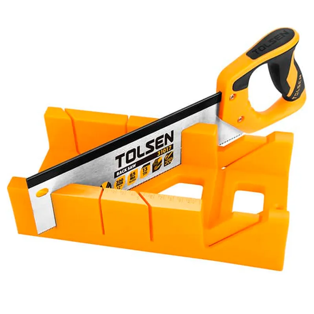Пластмассовое стусло с пилой TOLSEN 300мм 13TPI 65Mn 31017