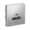 Розетка с USB C Systeme Electric ArtGallery Алюминий GAL000327