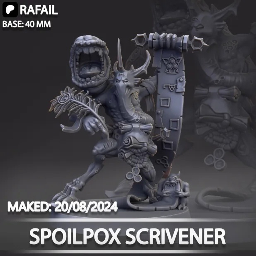 Nurgle Spoilpox Scrivener Proxy