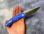 Складной нож A-01 Blue, сталь D2, G-10, ТДК Кизляр