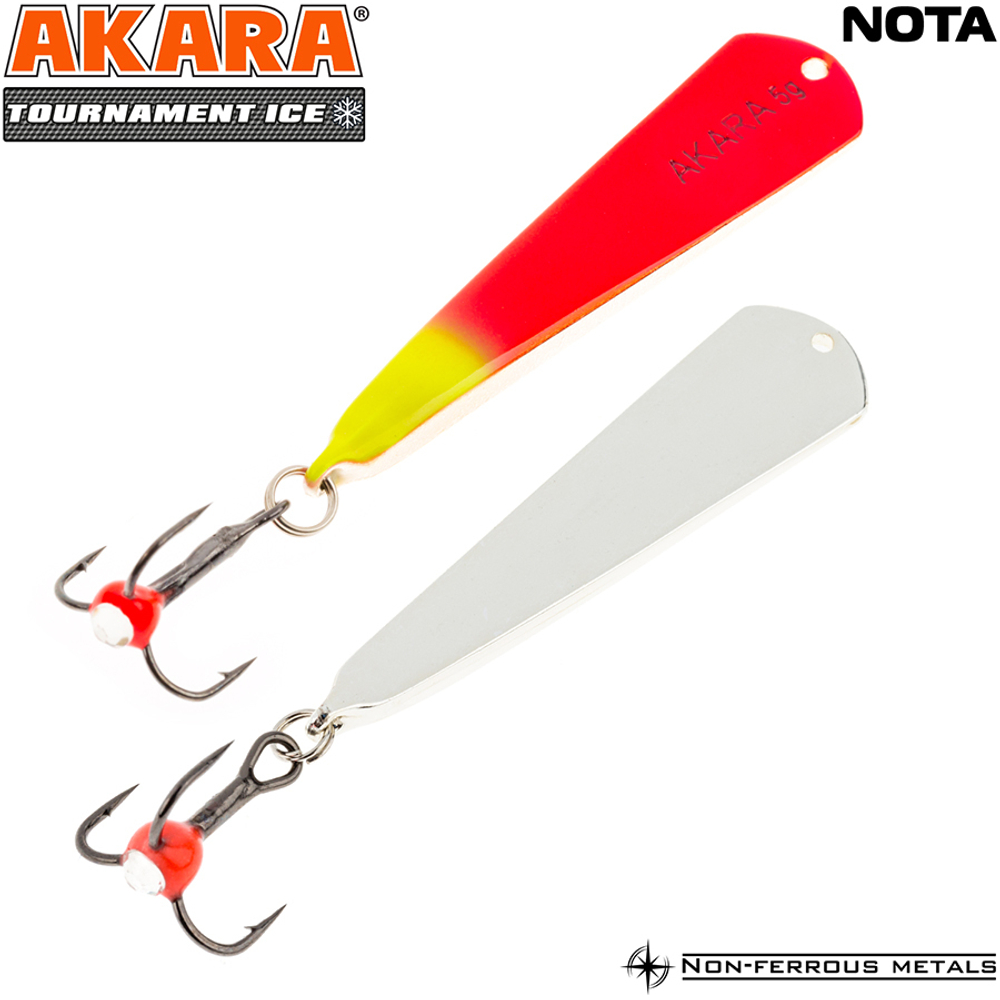 Блесна зимняя Akara Tournament Ice Nota 35 3 гр. 34 Sil