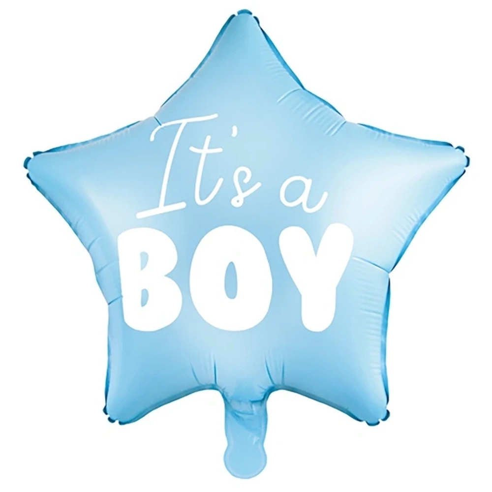Шар Звезда IT'S A BOY голубой