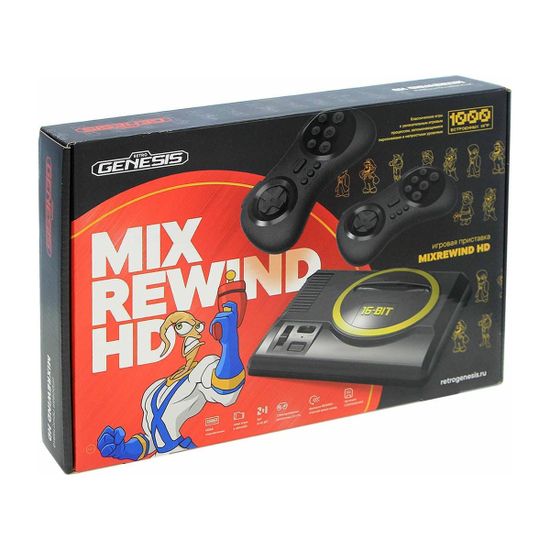 Игровая приставка Retro Genesis MixRewind HD, 1000 игр — комплект или упаковка